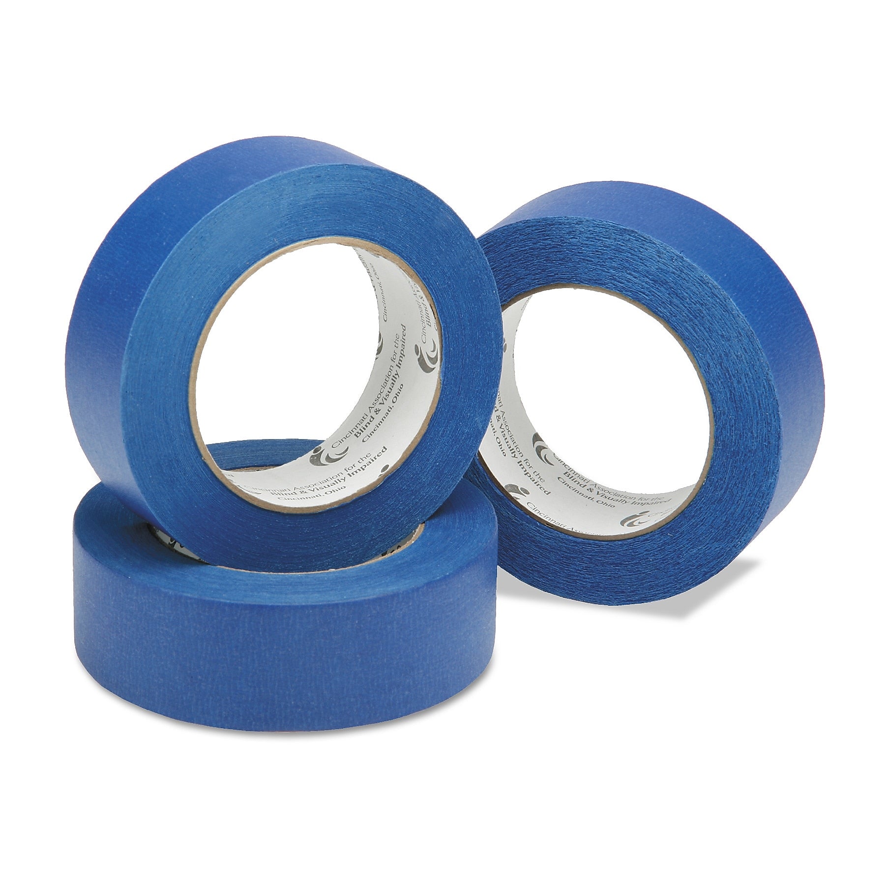 AbilityOne 7510015789302 SKILCRAFT Painter's Tape, 3" Core, 1.5" x 60 yds, Blue (NSN5789302)