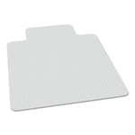 AbilityOne 7220016568317, SKILCRAFT Biobased Chair Mat for High Pile Carpet, 46 x 60, 25 x 12 Lip, Clear (NSN6568317)