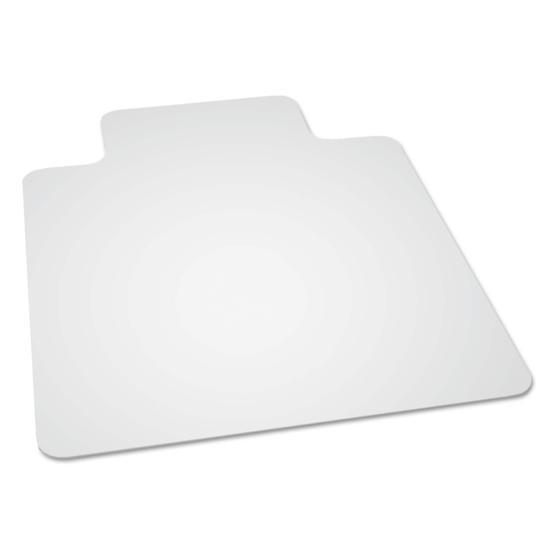 AbilityOne 7220016568320, SKILCRAFT Biobased Chair Mat for Hard Floors, 45 x 53, 20 x 12 Lip, Clear (NSN6568320)