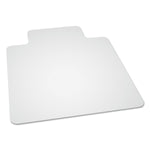 AbilityOne 7220016568324, SKILCRAFT Biobased Chair Mat for Hard Floors, 46 x 60, 25 x 12 Lip, Clear (NSN6568324)