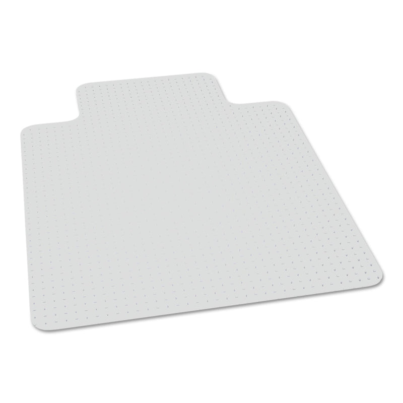 AbilityOne 7220016568328, SKILCRAFT Biobased Chair Mat for Low/Medium Pile Carpet, 45 x 53, 25 x 12 Lip, Clear (NSN6568328)