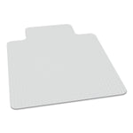 AbilityOne 7220016568329, SKILCRAFT Biobased Chair Mat for Low/Medium Pile Carpet, 46 x 60, 25 x 12 Lip, Clear (NSN6568329)