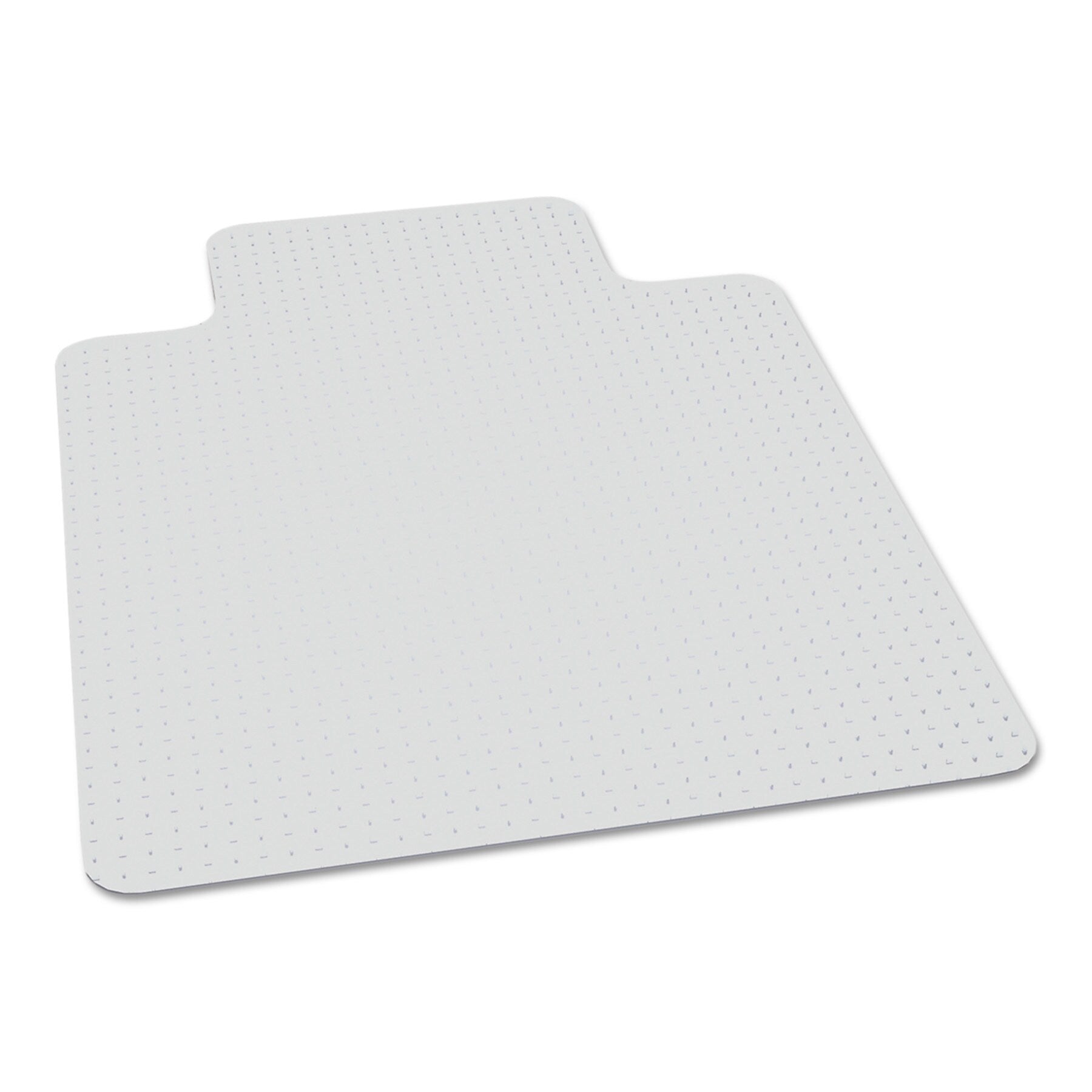 AbilityOne 7220016568329, SKILCRAFT Biobased Chair Mat for Low/Medium Pile Carpet, 46 x 60, 25 x 12 Lip, Clear (NSN6568329)