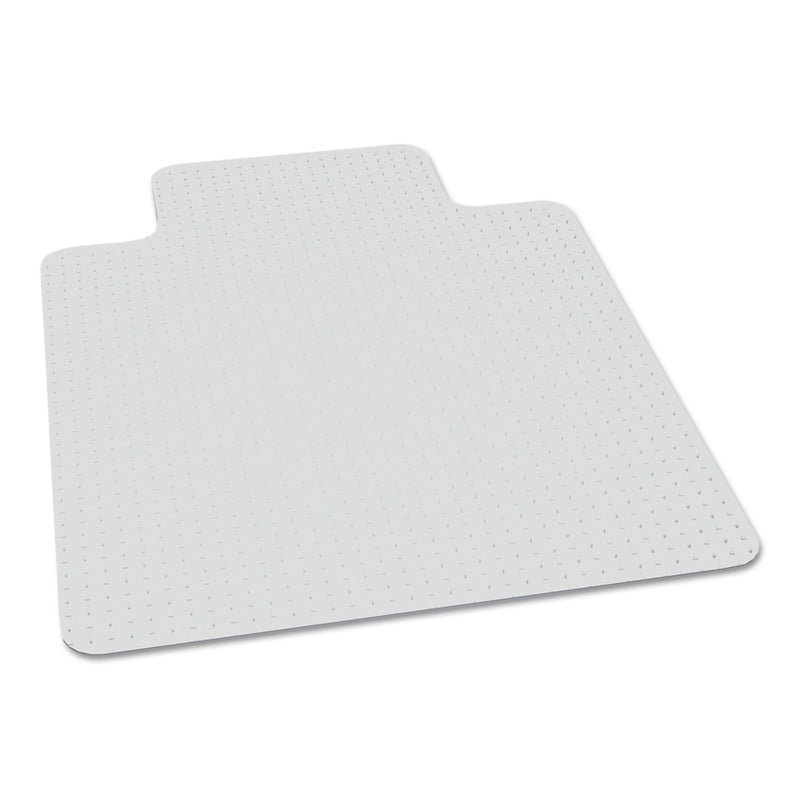 AbilityOne 7220016568329, SKILCRAFT Biobased Chair Mat for Low/Medium Pile Carpet, 46 x 60, 25 x 12 Lip, Clear (NSN6568329)