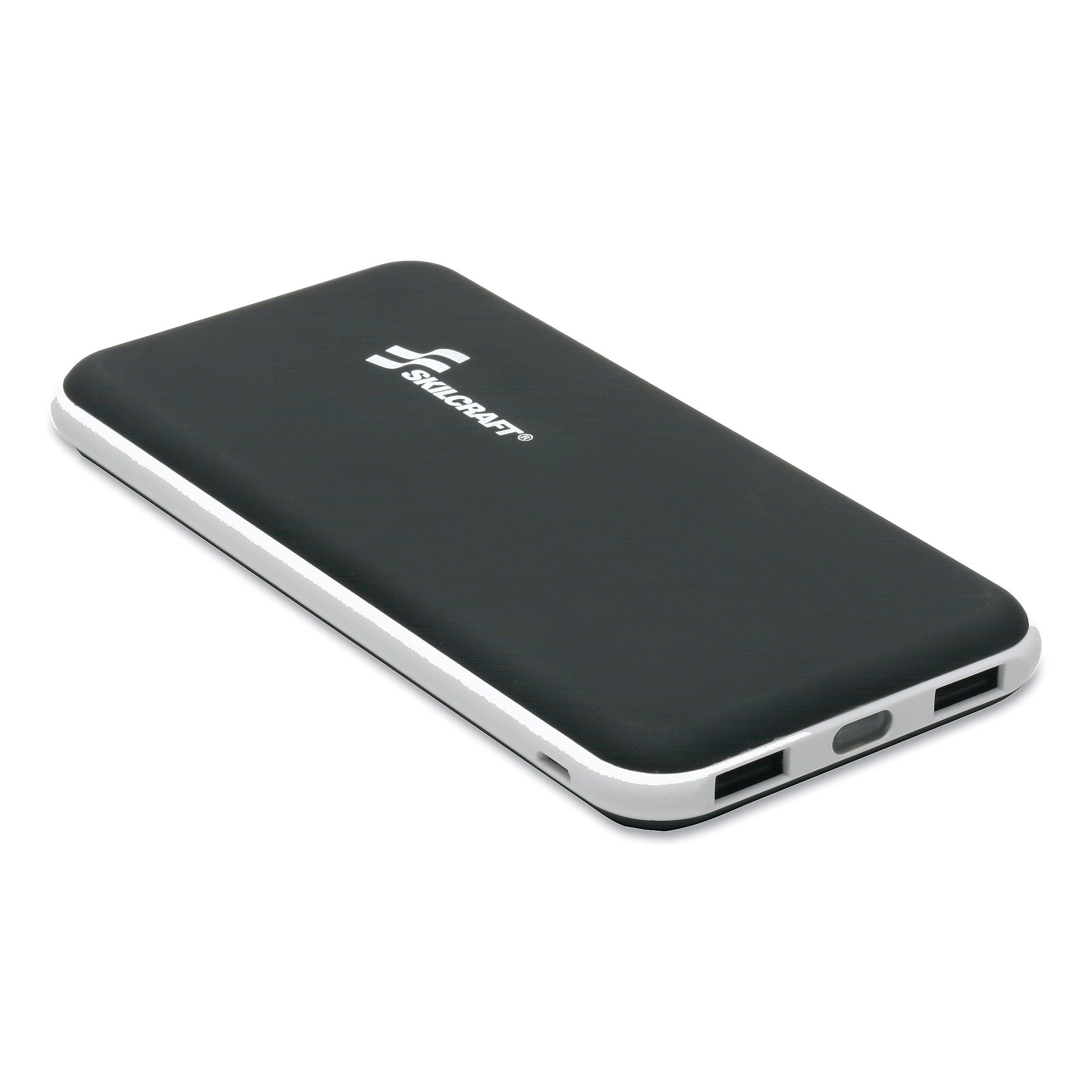 AbilityOne USB-A Power Bank, 6000 mAh, Black (NSN6728906)