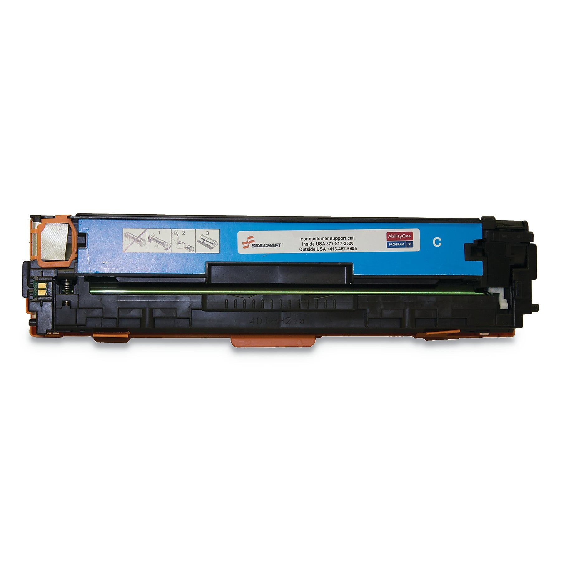 AbilityOne 7510016731902 Remanufactured CE251A (504A) Toner, 7000 Page-Yield, Cyan (NSN6731902)