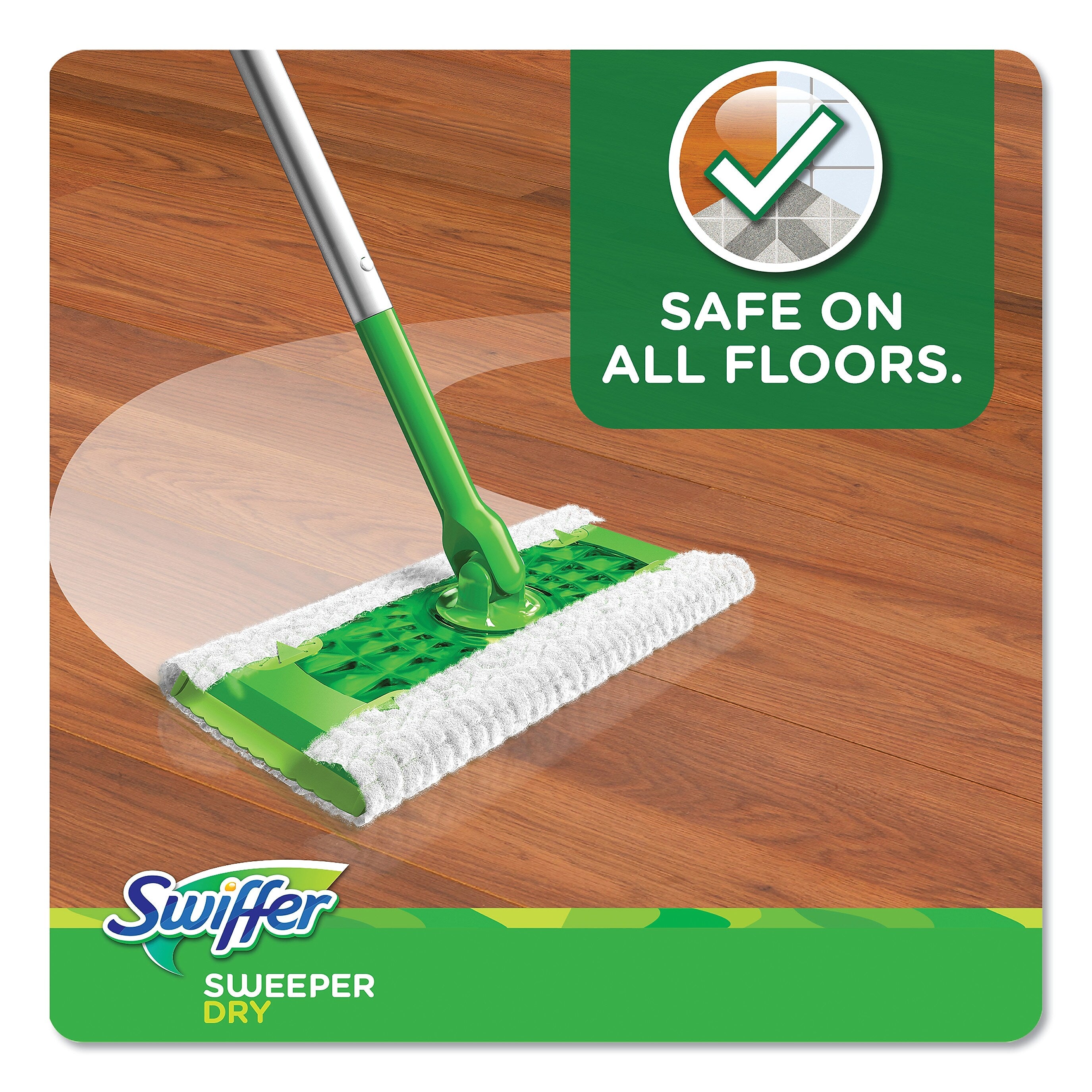 Swiffer Dry Refill Cloths, White, 10 2/5" x 8", 52/Box, 3 Boxes/Carton (PGC81216)