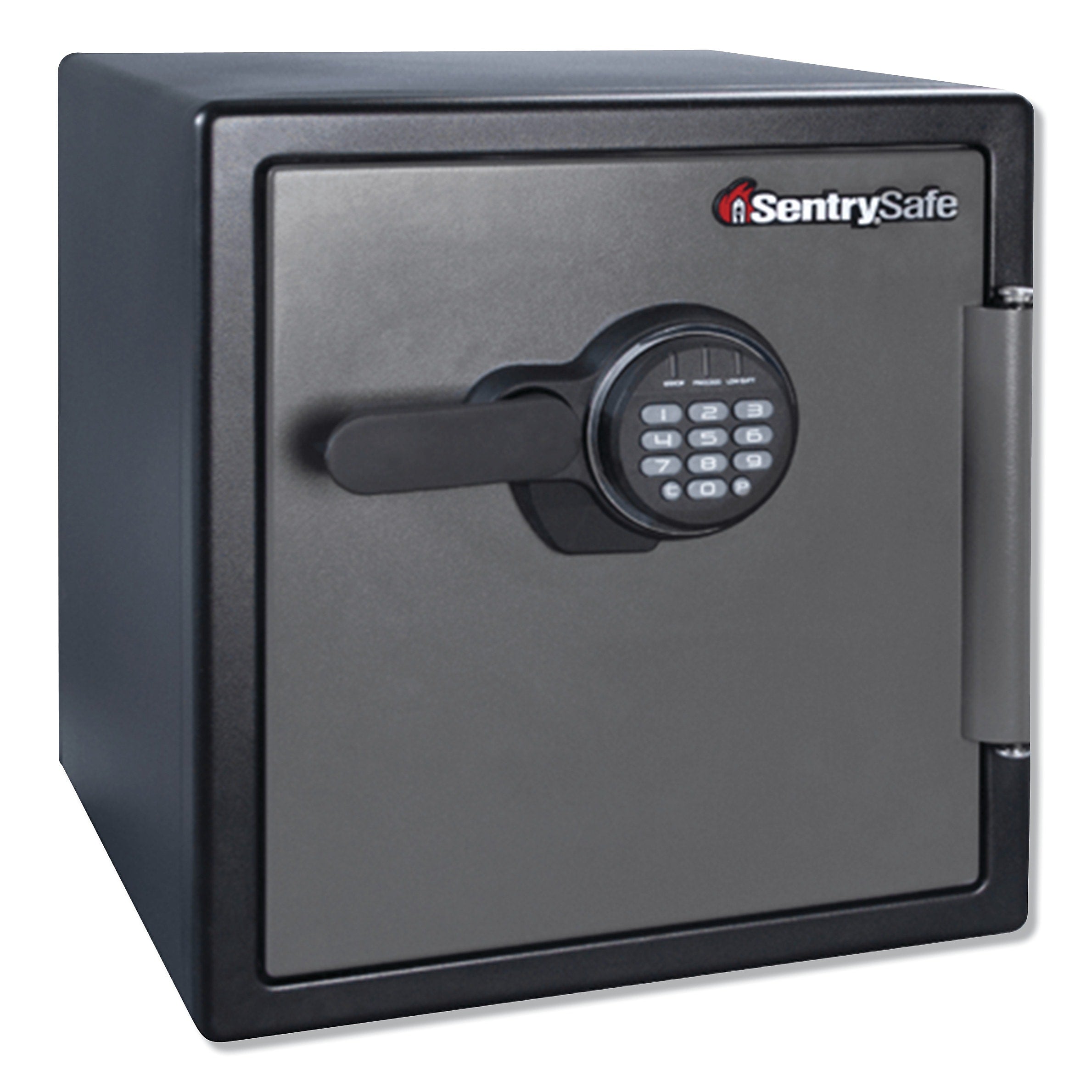 SentrySafe Fire-Safe with Digital Keypad Access, 1.23 cu ft, 16.38w x 19.38d x 17.88h, Gunmetal (SENSFW123ES)