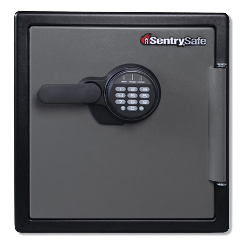 SentrySafe Fire-Safe with Digital Keypad Access, 1.23 cu ft, 16.38w x 19.38d x 17.88h, Gunmetal (SENSFW123ES)