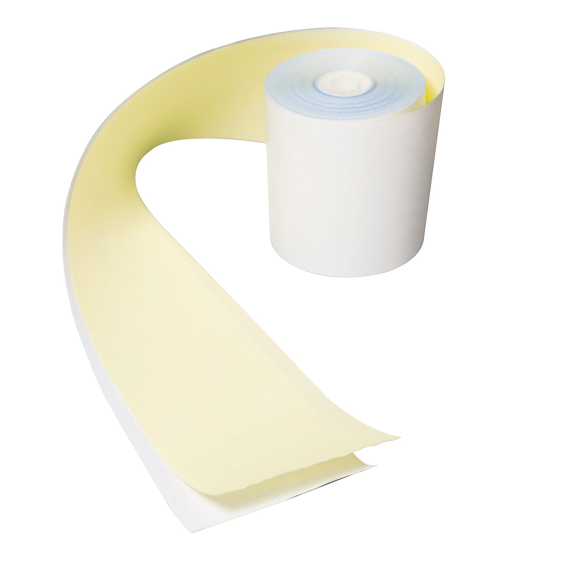 UNS CHANGE No Carbon Register Rolls, 3" x 90 ft, White/Yellow, 30/Carton (RPPCR2300)