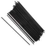 UNS CHANGE Sip Straws, 7.5", Black, 10000/Carton (RPPS1525BK7)
