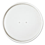 Dart Paper Lids for 32oz Food Containers, White, Vented, 4.6"Dia, 25/Bag, 20 Bag/Ctn (SCCCH32A)