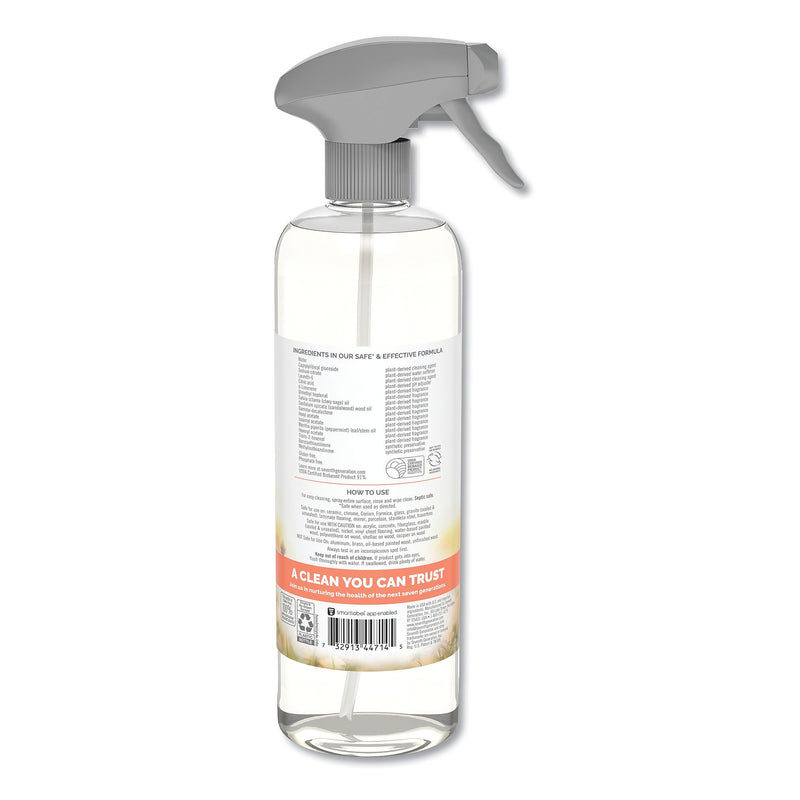 Seventh Generation Natural All-Purpose Cleaner, Morning Meadow, 23 oz, Trigger Bottle, 8/Carton (SEV44714CT)