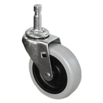 Rubbermaid Mop Bucket/Wringer Replacement Caster, 3", Gray/Silver (SGSFG6111L3GRAY)