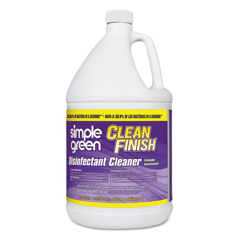 Simple Green Clean Finish Disinfectant Cleaner, 1 gal. Bottle, Herbal (SMP01128EA)