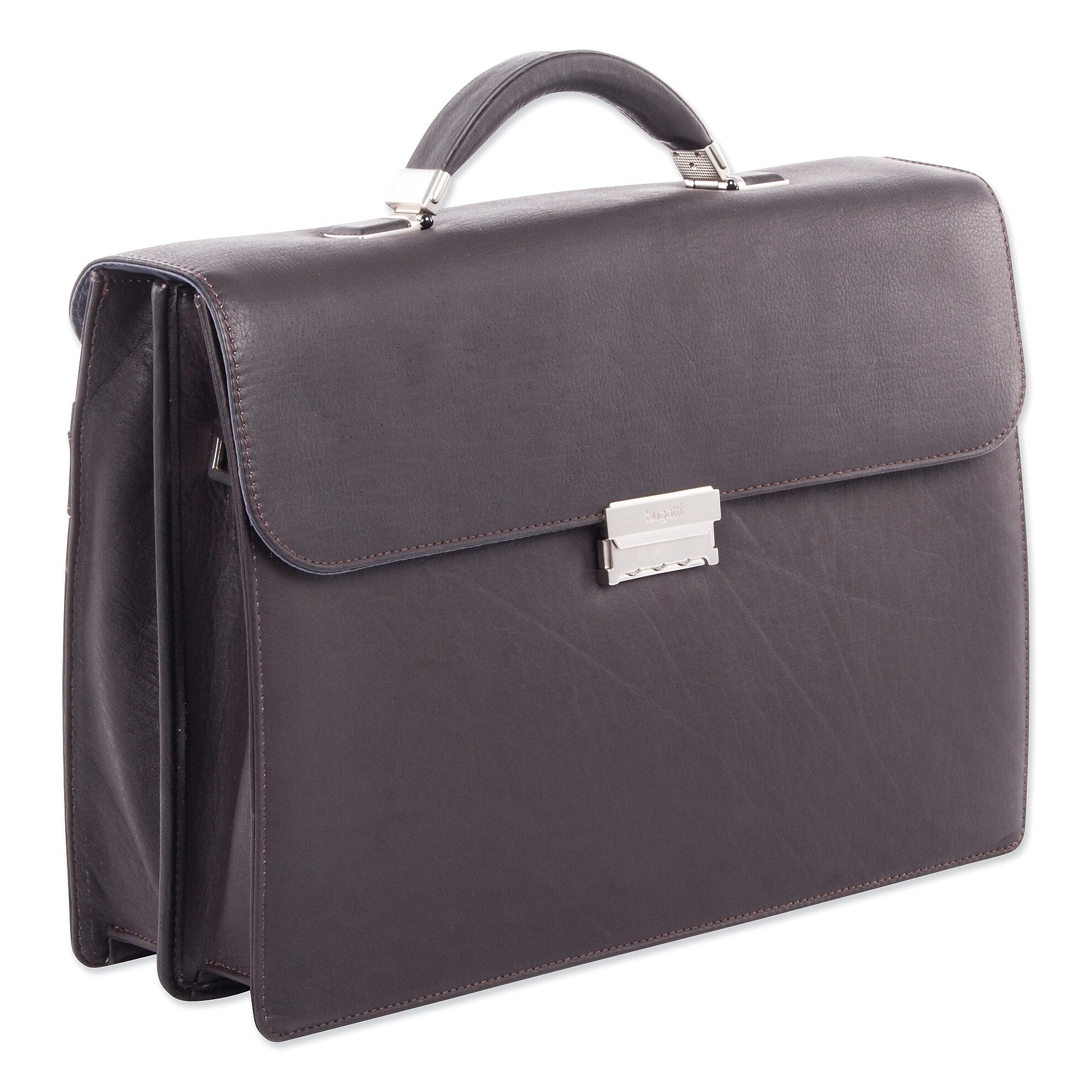 Swiss Mobility Milestone Briefcase, Holds Laptops, 15.6", 5" x 5" x 12", Brown (SWZ49545802SM)