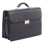 Swiss Mobility Milestone Briefcase, Holds Laptops 15.6", 5" x 5" x 12", Black (SWZ49545801SM)