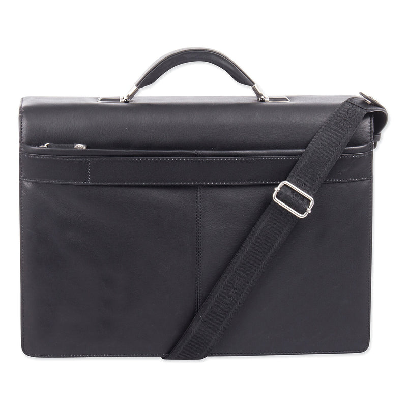 Swiss Mobility Milestone Briefcase, Holds Laptops 15.6", 5" x 5" x 12", Black (SWZ49545801SM)