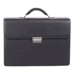 Swiss Mobility Milestone Briefcase, Holds Laptops 15.6", 5" x 5" x 12", Black (SWZ49545801SM)