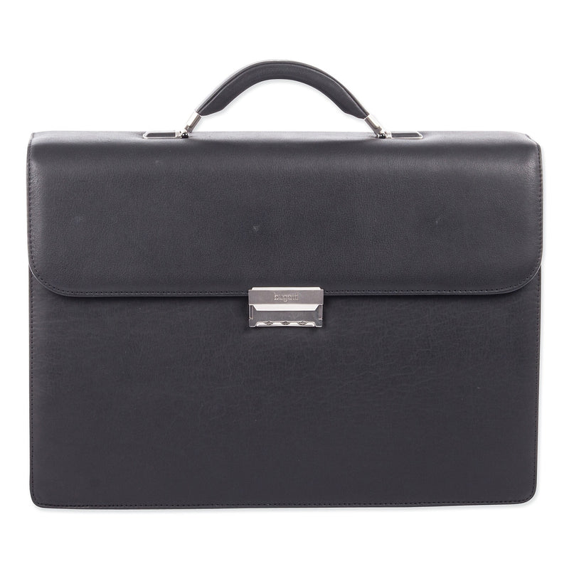 Swiss Mobility Milestone Briefcase, Holds Laptops 15.6", 5" x 5" x 12", Black (SWZ49545801SM)