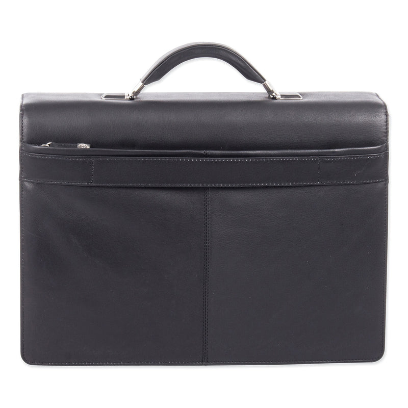Swiss Mobility Milestone Briefcase, Holds Laptops 15.6", 5" x 5" x 12", Black (SWZ49545801SM)