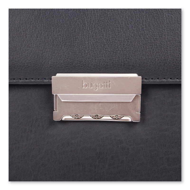 Swiss Mobility Milestone Briefcase, Holds Laptops 15.6", 5" x 5" x 12", Black (SWZ49545801SM)