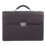 Swiss Mobility Milestone Briefcase, Holds Laptops, 15.6", 5" x 5" x 12", Brown (SWZ49545802SM)