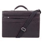 Swiss Mobility Milestone Briefcase, Holds Laptops, 15.6", 5" x 5" x 12", Brown (SWZ49545802SM)