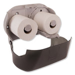 Tork Twin Standard Roll Bath Tissue Dispenser,12.75 x 5.57 x 8.25, Smoke (TRK59TR)