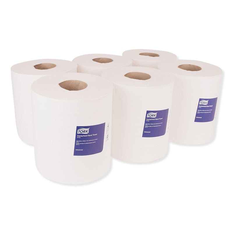 Tork Cleaning Towels, White, 1000 Sheets/Roll, 6/Carton (TRK120133)