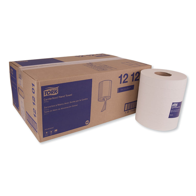 Tork Cleaning Towels, White, 600 Sheets/Roll, 6/Carton (TRK121201)