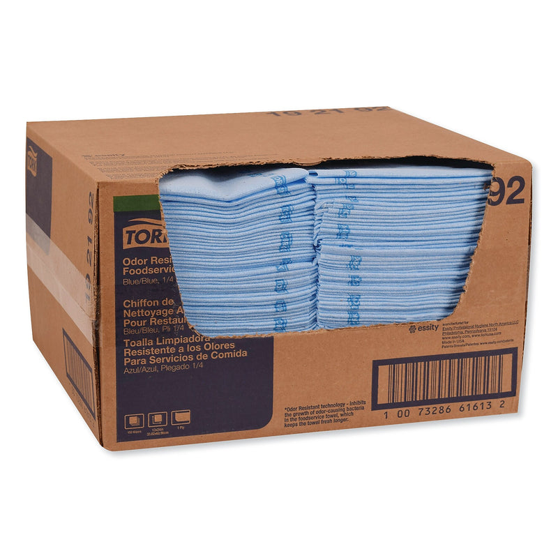 Tork Food Service Cloths, Blue, 150 Cloths/Pack (TRK192192)
