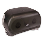 Tork Twin Standard Roll Bath Tissue Dispenser,12.75 x 5.57 x 8.25, Smoke (TRK59TR)