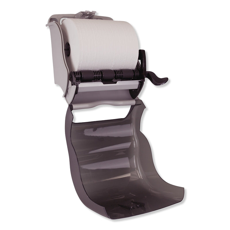 Tork Compact Hand Towel Roll Dispenser, 12.49 x 8.6 x 12.82, Smoke (TRK83TR)