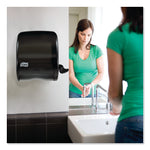 Tork Compact Hand Towel Roll Dispenser, 12.49 x 8.6 x 12.82, Smoke (TRK83TR)
