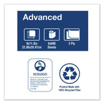 Tork Cleaning Towels, White, 600 Sheets/Roll, 6/Carton (TRK121201)