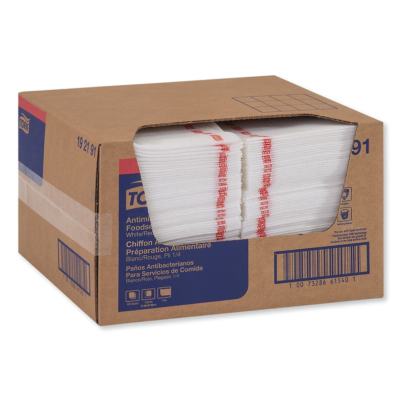 Tork Foodservice Cloth, 13 x 24, White, 150/Carton (TRK192191)
