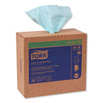 Tork Cleaning Cloths, Turquoise, 100 Cloths/Pack, 8/Carton (TRK192475)
