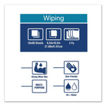 Tork Cleaning Wipers, Blue, 90 Wipers/Box, 10/Carton (TRK440245A)