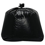 Trinity Low-Density Can Liners, 56 gal, 1.6 mil, 23" x 47", Black, 100/Carton (TRNML4347X)