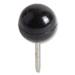 U Brands Fashion Sphere Push Pins, Plastic, Assorted, 7/16", 200/Pack (UBR3084U0624)