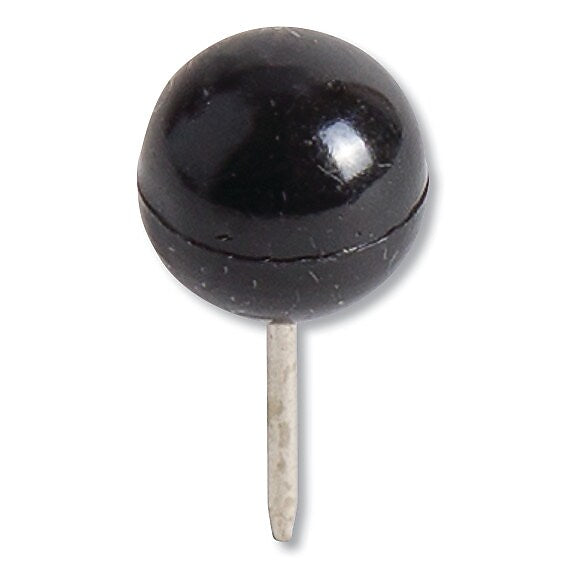 U Brands Fashion Sphere Push Pins, Plastic, Assorted, 7/16", 200/Pack (UBR3084U0624)