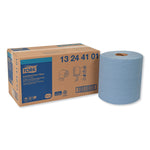 Tork Cleaning Wipers, Blue, 375 Sheets/Roll, 2/Carton (TRK13244101)