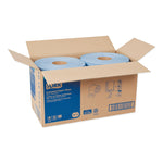 Tork Cleaning Wipers, Blue, 375 Sheets/Roll, 2/Carton (TRK13244101)