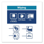 Tork Cleaning Wipers, Blue, 375 Sheets/Roll, 2/Carton (TRK13244101)