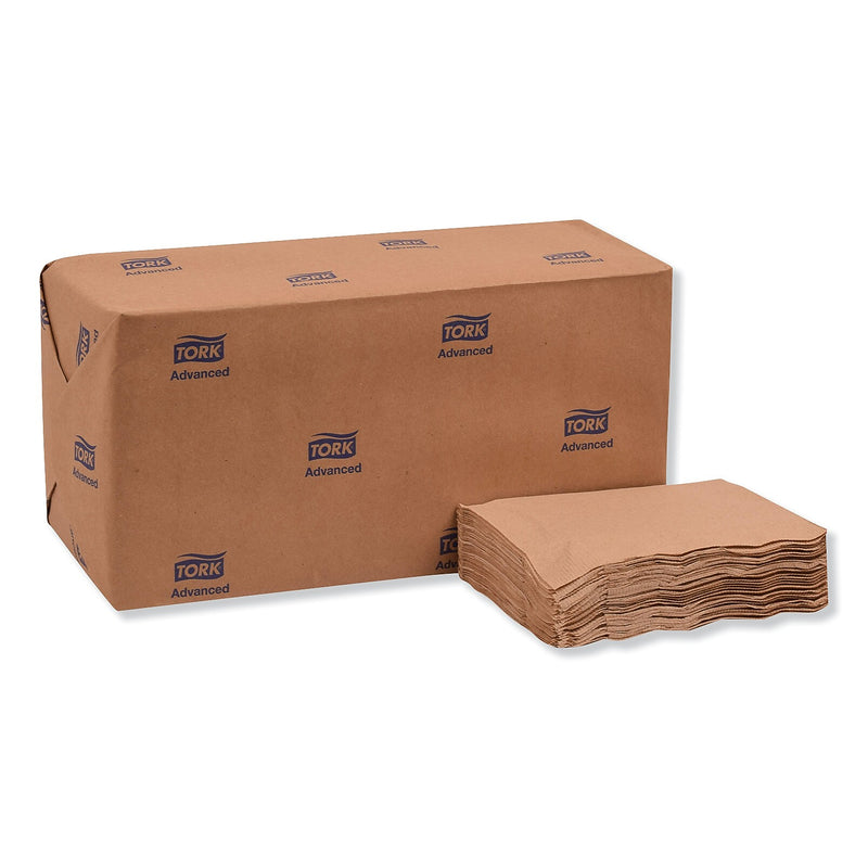 Tork Advanced Masterfold Dispenser Napkin, 1-Ply, 12" x 17", Natural, 500/PK, 12PK/CT (TRKD806E)