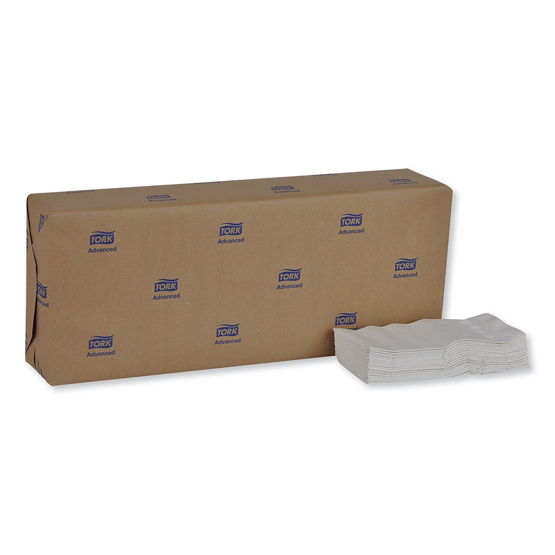 Tork Advanced Dinner Napkins, 2 Ply, 15" x 16.25", 1/8 Fold, White, 375/Packs, 8 Packs/Carton (TRKNP310A)
