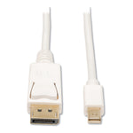 Tripp Lite Mini DisplayPort to DisplayPort 4K @60Hz Adapter, mDP to DP Cable (M/M), 10 ft. (TRPP583010)