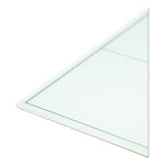 U Brands Floating Glass Dry Erase Undated One Month Calendar, 48 x 36, White (UBR3969U0001)