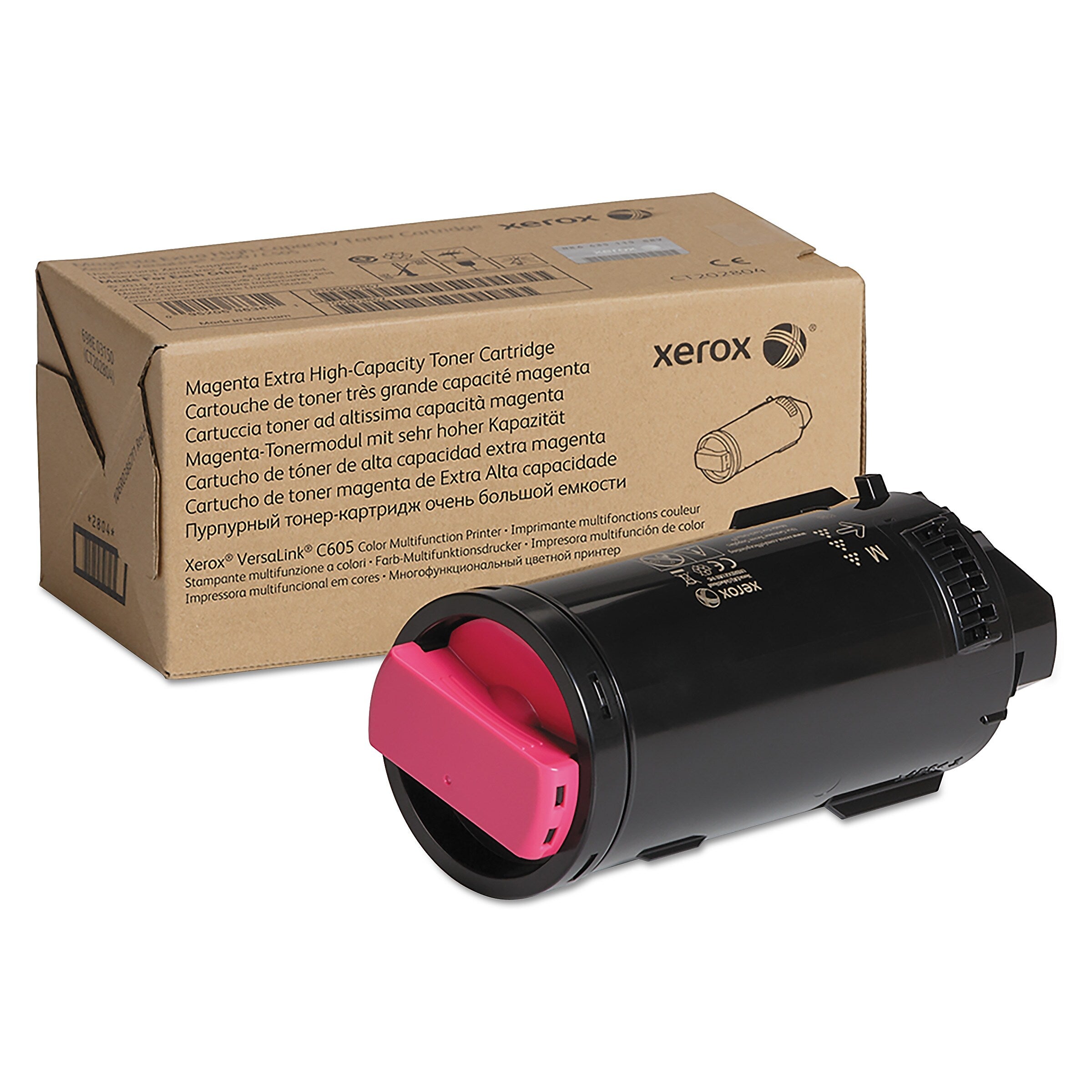 Xerox 106R04011 Extra High-Yield Toner, 16800 Page-Yield, Magenta, TAA Compliant (XER106R04011)